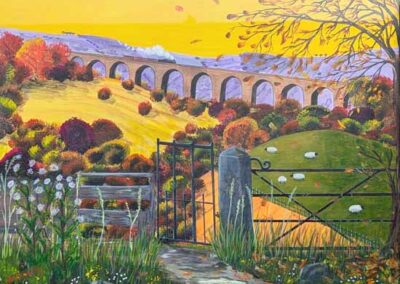 Marilyn Brophy MAB05 'Hewenden Viaduct' 20x16n £150