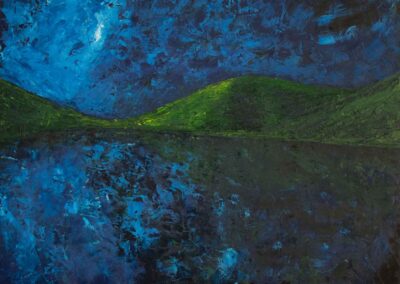 Martin Cosgrove MAC06 'Lakeside Reflections'  Oil on Canvas board 60x50cm £300