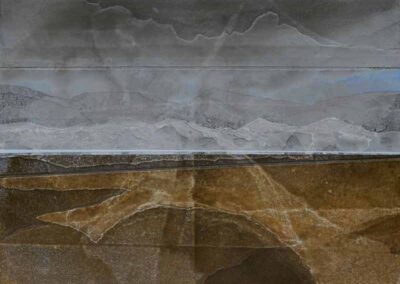 Mathew Duckett MD02 ‘Beyond Lindley Wood Reservoir I’ Acrylic 36x28cm £195