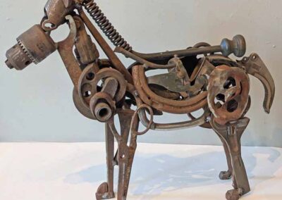 Mick Kirkby Geddes MKG35 'Tool Horse' Repuposed steel tools £XXXlr