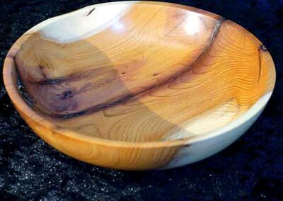 Mike Bentley MB23 Yew Bowl 17cm dia £35