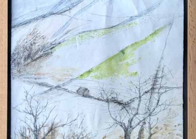 Nancy Stedman NS04 'Thaw' Mixed media,67.5x50.5cm £250