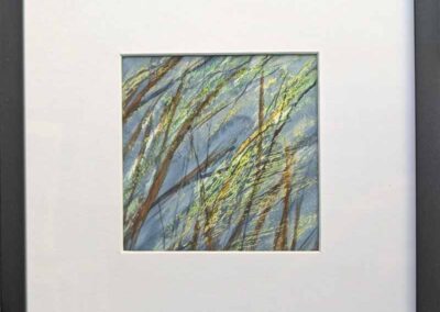 Nancy Stedman NS05 'Thaw At The Rook's Feet 1' Mixed media,27x27cm £45