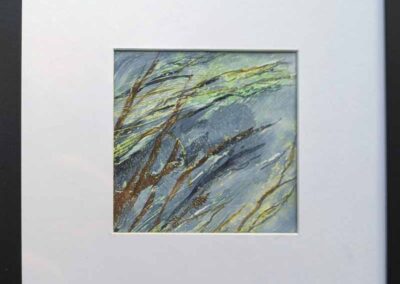 Nancy Stedman NS05 'Thaw At The Rook's Feet 2' Mixed media,27x27cm £45