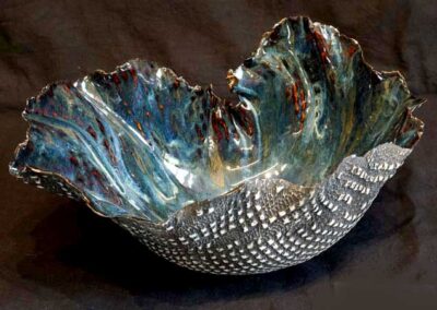 Nettleton Pottery NP36 Matilda Black Blue Sand Porcelain Bowl £100