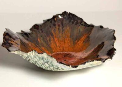 Nettleton Pottery NP45 Matilda Copper Jasper 17x16x5cm £60