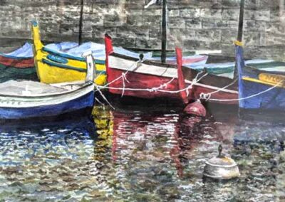 Pam Beck 'Boats of Nice' n.f.s.