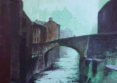 Peter Clarke PC01 Westgate Keighley, Acrylic framed to 53x43cm