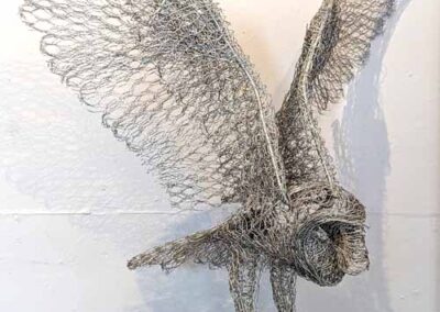 Richard Gibson RG04 'Barn Owl'-galvanised wire £320