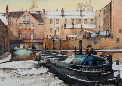 Rob Thompson RT28 'Gas Street Basin' Pastel Framed to 53x43cm £240