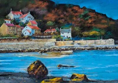 Rob Thompson RT30 'Runswick Bay' Pastel Framed to 53x43cm £180