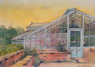Rob Thomson RT20 'Greenhouse' Watercolour 46x36cm £300