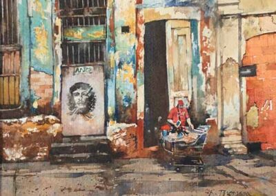 Rob Thomson RT25 'Cuba' watercolour £210lr