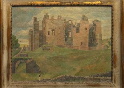 Robert Henry Lee 1915 to 2007 Bingley RL18 'Barden Towers' oil on board 46x35cm framed to 55x44cm £200lr