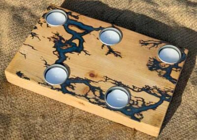 Rustic Route RR15 Pine Fractal 5 Tea light holder SOLD