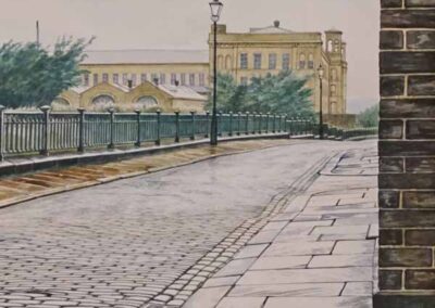 Stuart Hirst SH03 'Albert Terrace, Saltaire' watercolour £260