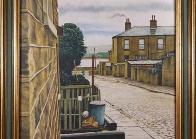 Stuart Hirst SH05 'Sykes Rd, Heaton Bradford'' oil on canvas £260