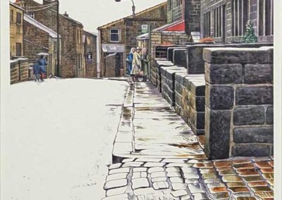 Stuart Hirst SH07 'Heptonstall'' Signed Ltd Edn Print AP 26x39cm framed to 47x60cm£65