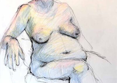 Susan Page 'Cecile' coloured pencil on paper £250