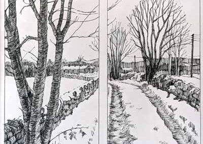 Susan Page 'January' Fine liner pen on paper £200