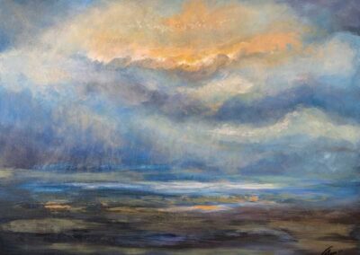 Tamara Lawson TL03 'Saffron Light' oil 40x30cm £350