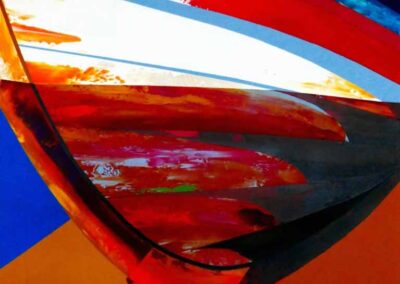 Tony Dexter TD15 'Filey Landing' Acrylic on Canvas 30x30in £365