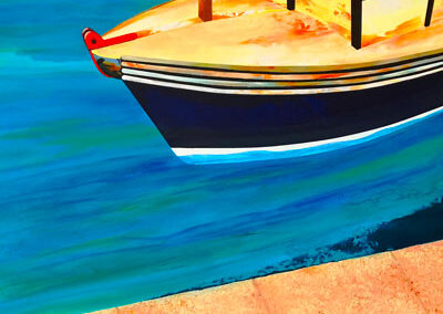 Tony Dexter TD47 'Calm Water' Acrylic on canvas 30x30in £365