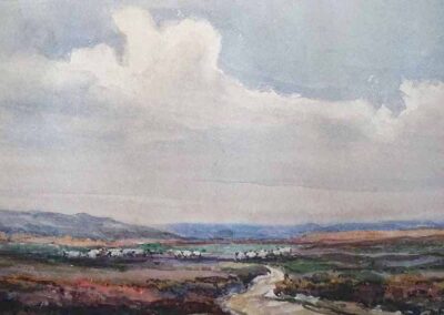 Walter C Foster WCF01 'Before the Storm, Moors Above Bingley' Unlimited Giclee Print 20x14in £80