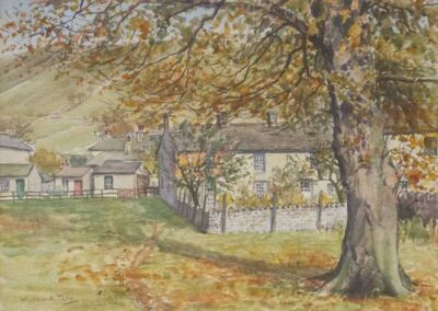 Wilfrid Burnet Tapp (1880 -1976) WT01 'Alva Cottage, Kettlewell' Watercolour 39x29cm framed to 58x49cm £100