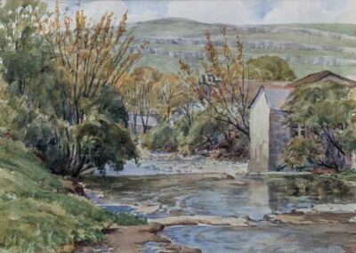 Wilfrid Burnet Tapp (1880 -1976) WT03 'Dales View, Upper Wharfedale' Watercolour 37x27cm framed to 56x47cm £140