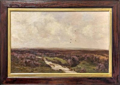 William Charles Rushton WCR01 'On the Moors Near Dick's oil on board 50x32cm framed to 59x41cm £380 lr
