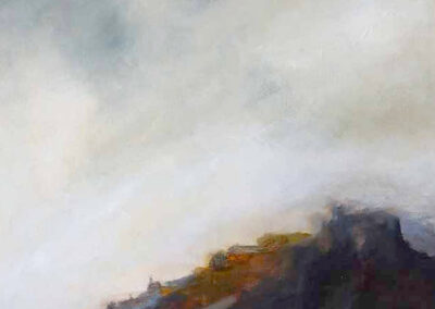 William Morrison WM46 'Coast' oil on canvas 46x46 framed to 54x54cm £750