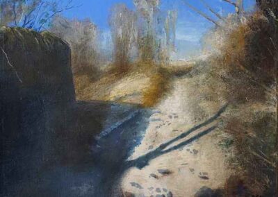 William Morrison WM47 'Delph Hill Halifax' oil on canvas 50x40 framed to 54x44cm £750