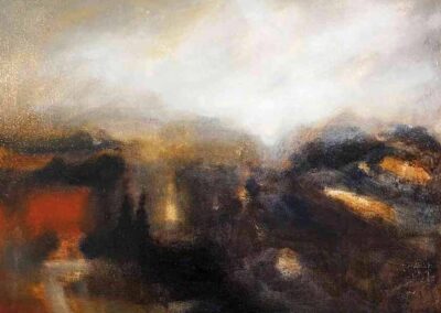 William Morrison WM48 'Calder Valley' oil on canvas 54x34 framed to 55x35cm £600