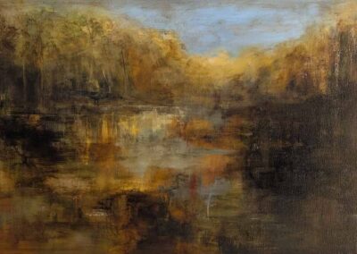 William Morrison WM58 'Copley Canal' oil on canvas 36x24in framed to 40x28in £980lr