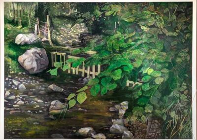 William Morrison WM63 'Dropgate Brockle Beck Keswick' oil on canvas 48x36in framed to 52x39in £1250lr