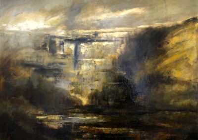 William Morrison WM70 'Malham Cove' Oil on Canvas. Framed to 80x64cm £850