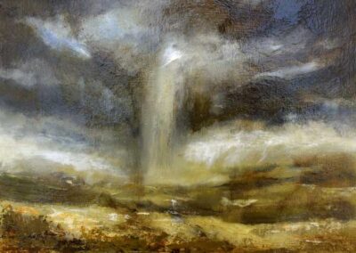 William Morrison WM75 'Storm Towards Rochdale' Oil on Canvas. Framed to 44x33cm £450
