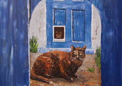 ds231 Lucy and Lulu Cats of Saltaire 2012 24x30_£120