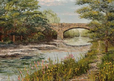 ds452 River Wharfe at Kettlewell, Yorkshire Dales36x24" £450