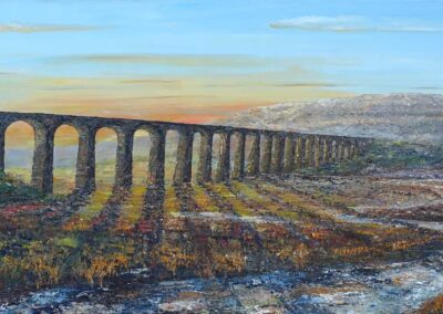 ds581 Triumphal Arches Ribblehead Viaduct 48x24 2020 SOLD