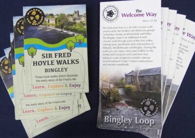Bingley Walkers are Welcome leaflets.